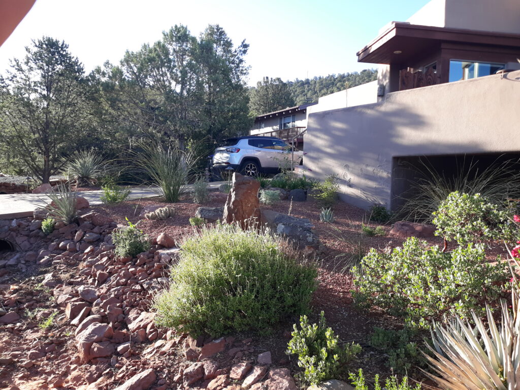 after pic of completed landscape