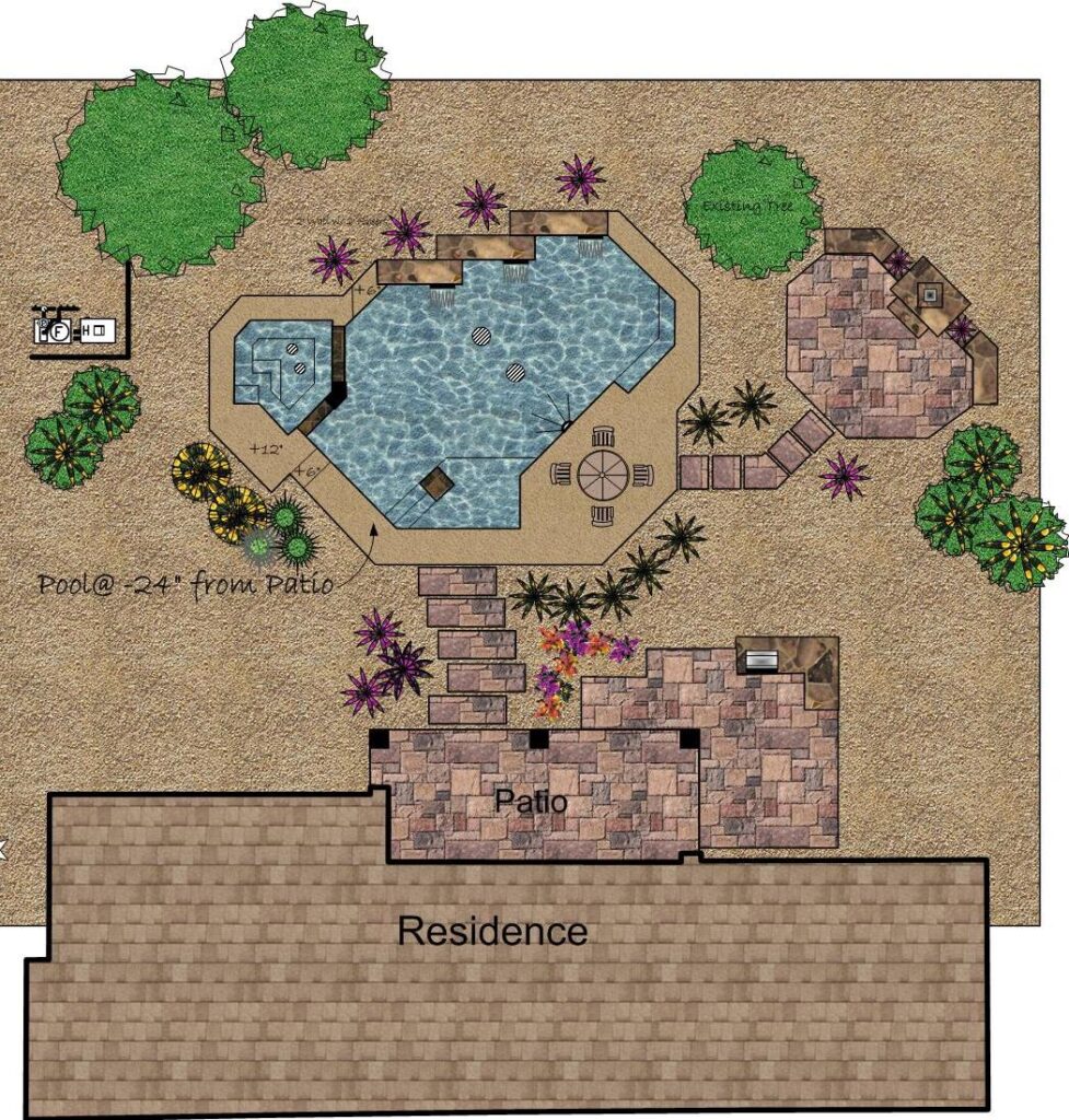landscape designers can design pools