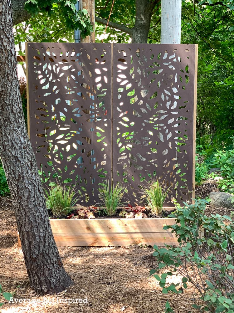 LASER CUT PRIVACY SCREEN EXAMPLE
